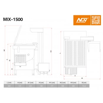 NADRATOWSKI Karıştırıcı Mix-1500