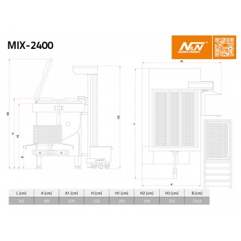 NADRATOWSKI Karıştırıcı  Mix-2400 NADRATOWSKI Karıştırıcı  Mix-2400