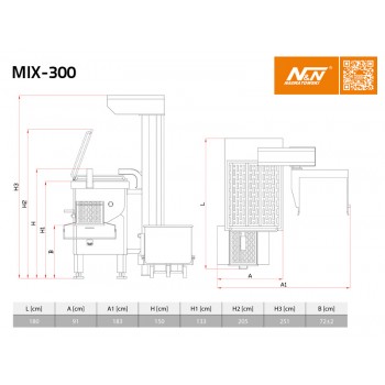 NADRATOWSKI Karıştırıcı  Mix-300 NADRATOWSKI Karıştırıcı  Mix-300