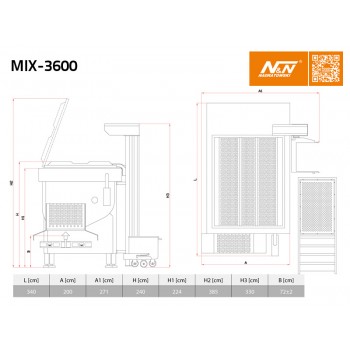 NADRATOWSKI Karıştırıcı  Mix-3600 NADRATOWSKI Karıştırıcı  Mix-3600