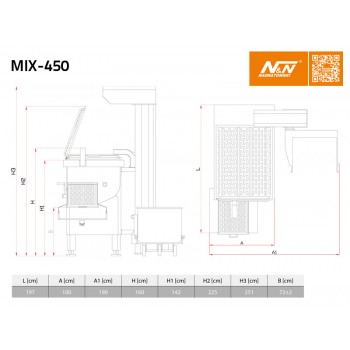 NADRATOWSKI Karıştırıcı  Mix-450 NADRATOWSKI Karıştırıcı  Mix-450
