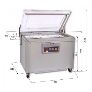 TEK HAZNELİ VAKUM PAKETLEME MAKİNESİ EV-25