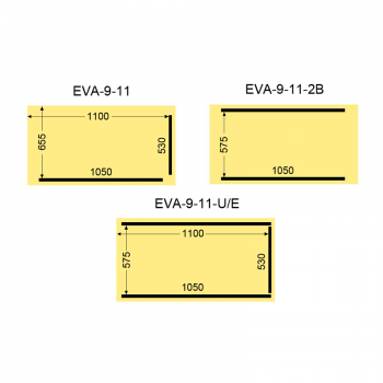 TEK HAZNELİ  OTOMATİK  BOŞALTMA SİSTEMLİ VAKUM PAKETLEME MAKİNESİ EVA-9-11