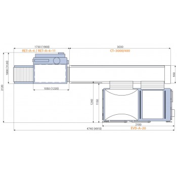 TECNOTRIP ÇİFT HAZNELİ  VAKUM PAKETLEME MAKİNESİ EVD-A20